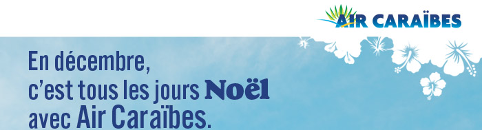 Calendrier de l'Avent - Air Caraibes