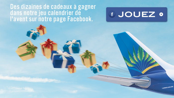 Calendrier de l'Avent - Air Caraibes