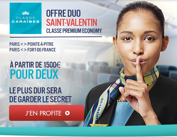 Vente Flash 24h - Vols regionaux - air caraibes