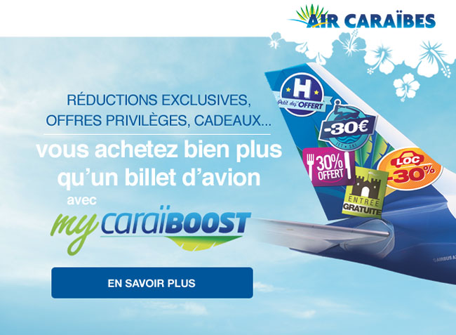 Actuellement sur mycaraïboost